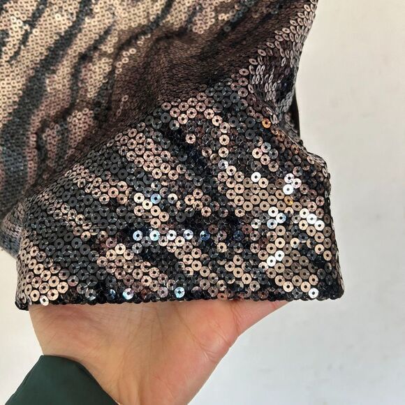 5th Culture Sparkle Sequin Sleeveless Mini Cocktail Party Dress Size Small - Picture 5 of 11